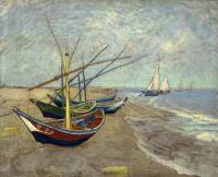 Gogh, Vincent van - Fishing boats on the beach